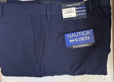 NWT Mens NAUTICA Blue Active Stretch Ceylon Suit Pants W 34 x L 30