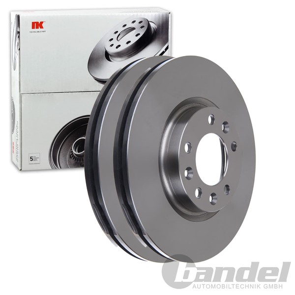 2X NK Bremsscheiben 283Mm BelÜFtet Vorne Passend FÜR CitroËN XM Peugeot 407 508-image