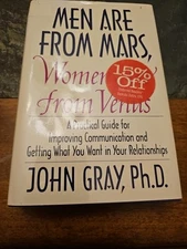 Men Are from Mars, Women Are from Venus : by John Gray (1993, Hardcover)