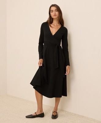 black formal fit and flare dress Fit & Flare LuxeStretch Dress Black / S
