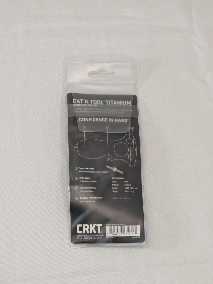CRKT EAT'N TOOL ТИТАНОВЫЙ легкий мультиинструмент модель 9100TI - Изображение 4 из 4