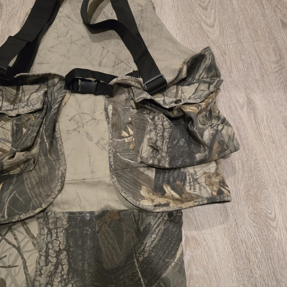 VTG Hunter Specialties Turkey Vest ONE SIZE Realtree Hardwood Camo Made in USA - Image 4 of 4