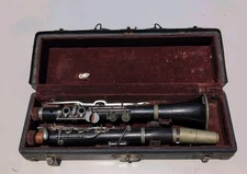 PRE-1918 Kohlert Bb LP Clarinet AUSTRIA Antique ALBERT System Wooden