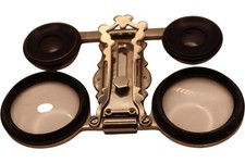 Vintage Opera Glasses REX Regd Patent Binoculars with Case