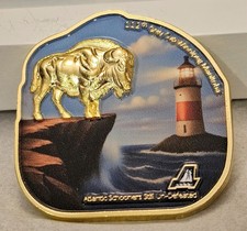 Large 2025 Atlantic Schooners 3D Buffalo & Lighthouse Grey Cup CFL football pin