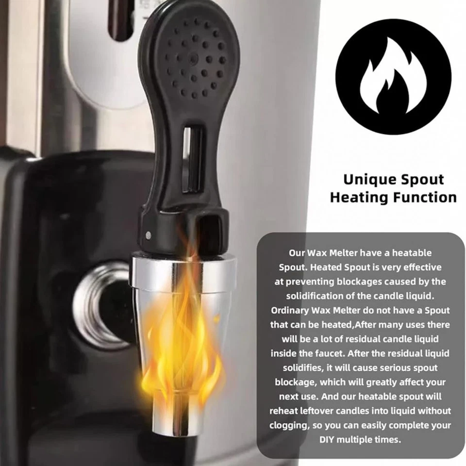 Whemyreat Wachsschmelzer Für Kerzen,7 Liter Kit Zur - Image 4 of 4