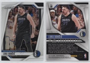 2024-25 Panini Prizm White Prizm /175 Luka Doncic #89