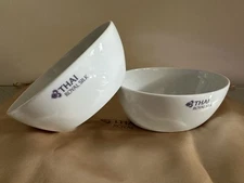 2 Thai Airways Royal Silk / Business Class food service Dish x2 