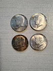 Set of 4 Kennedy Silver Half Dollars