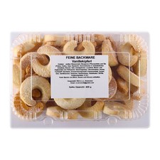 (11,98 EUR/kg) Vanilin Vanilij Kiflice Vanillekipferl 400g Kroatien Süßwaren