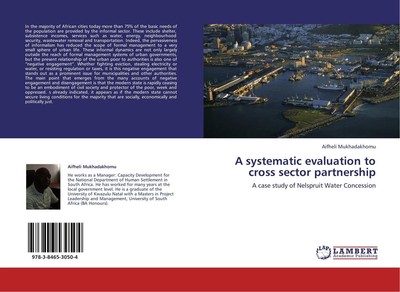 A systematic evaluation to cross sector partnership Aifheli Mukhadakhomu