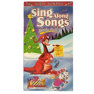 Kid Toons Sing Along Songs Jingle Bells VHS 2000 Goodtimes RARE VINTAGE 30 Mins