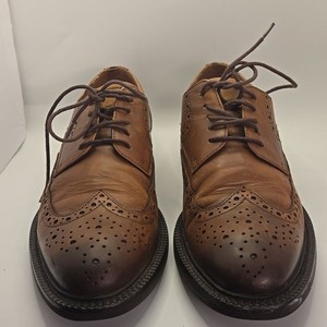 1901 Dress Shoes Mens Size 8.5M Lace Up Oxford Pebbled Leather Brown 1901 men dress shoes - Gem main image 2