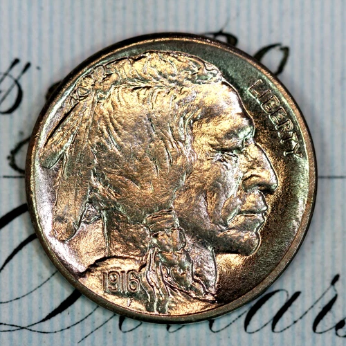 * 1916-S * SUPERB+ GEM BU MS BUFFALO NICKEL * FROM ORIGINAL COLLECTION