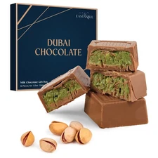 Eastanbul Dubai Chocolate Bar Pistachio, Premium Pistachio Dubai Chocolate