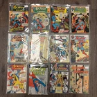 LOT OF 12 Vintage DC Comics Action Comics Superman Batman Wonder Woman