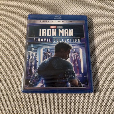 IRON MAN 3-Movie Collection Blu-ray (2008 2013, Blu-ray   Marvel) NEW SEALED