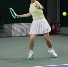 Women 2‑in‑1 Pleated Skirts Athletic Skorts Tennis Running L golf gym Badminton