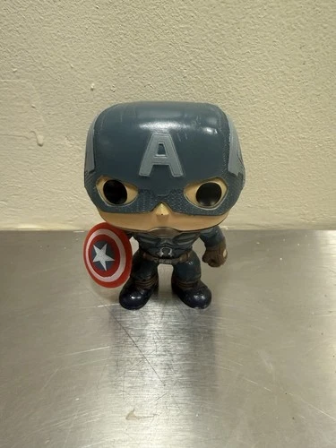 Funko POP! GITD Captain America #41 Marvel Glow In The Dark Oob Loose Out If Box