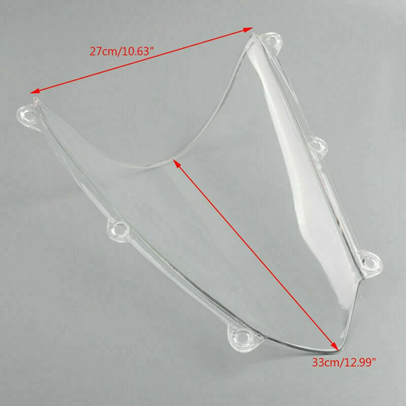 Parabrisas doble burbuja para Honda CBR600RR 07-12 CBR 600 RR transparente Foto 4 de 4