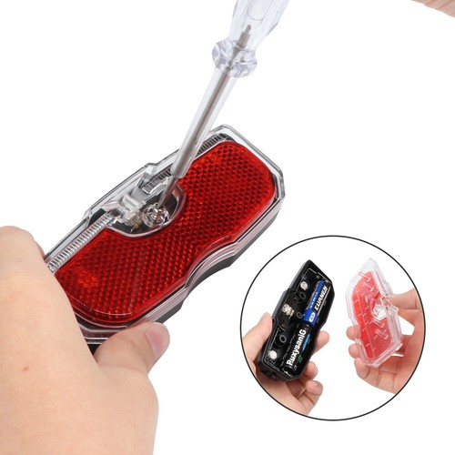 Luz trasera reflectora trasera para bicicleta portaequipajes montada para bicicleta luz trasera reflectante - Imagen 9 de 22