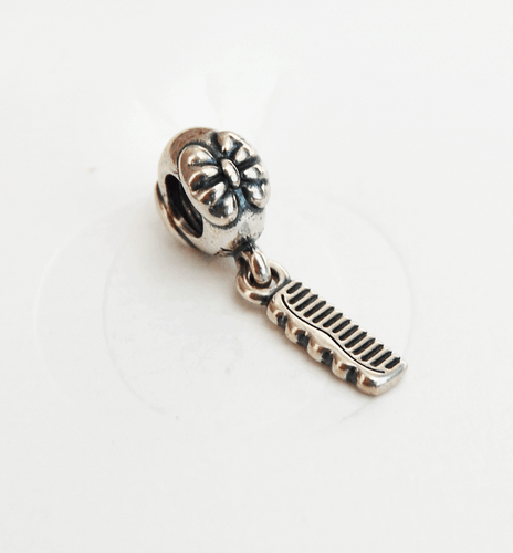 Genuino Pandora Colgante Dije "Peine De Colección" - 791089 - Retirado - Imagen 1 de 3