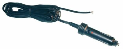 Philmore 48-487 Cigarette Lighter Plug Assembly 12ft, 18awg w/ 5A Fuse
