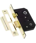 Dale BATHROOM MORTICE LOCK 2.5" and 3" CASE BRASS