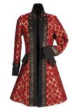 Piratin Jacke Gehrock Damen Piratenjacke Kostüm Barock Karneval Fasching