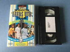 THE GREATEST LEEDS UTD TEAM VHS VIDEO VINTAGE