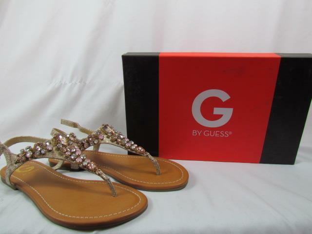 g by guess links flat sandals
