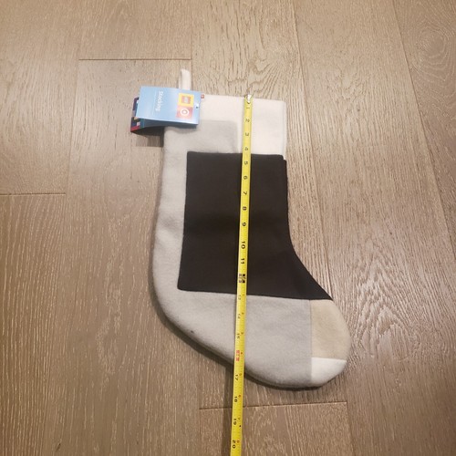 Lego Stocking 20" X 8" Target Exclusive grey mono color Block Design modern e7b - Picture 5 of 7