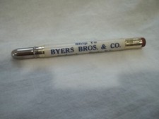 Old Byers Bros & Co Stockyards Day & Night Omaha Nebraska Bullet Pencil #30