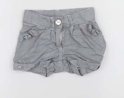 girl2girl Mädchen blau Nadelstreifen 100 % Baumwolle Chino Shorts Größe 2-3 Jahre normal Z