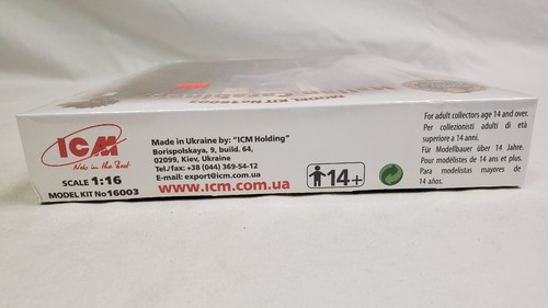 ICM #16003 1:16 Scale Italian Carbineer Model Kit Made In Ukraine Mint Sealed - Picture 5 of 13