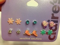 Six Pairs Of Winter Themed Claire's Sensitive Solutions Earrings Six Pairs Of Winter Themed Claire's Sensitive Solutions Earrings