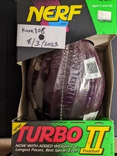 **Brand New/Extremely Rare/Vintage 1991** Nerf Turbo II Football by Kenner