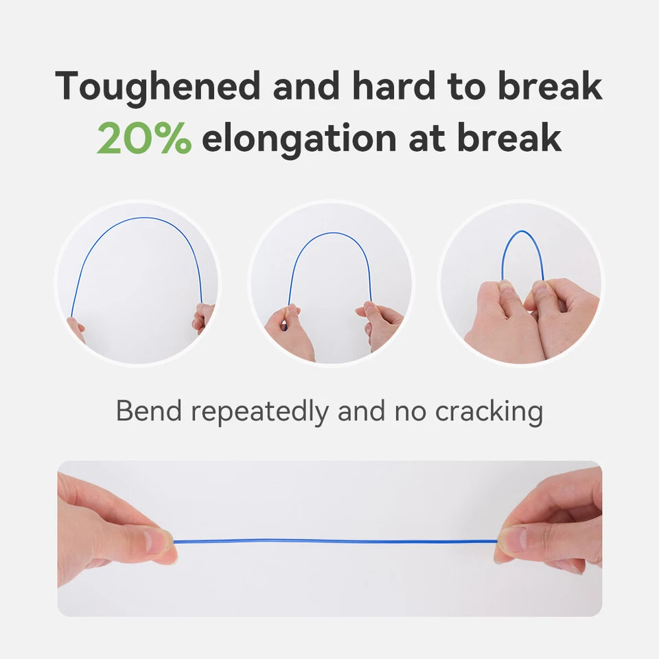 eSUN-Wholesale-10 Rolls PLA+ PLA PRO PLUS 1.75mm Filament For FDM 3D Printer - Image 3 of 4