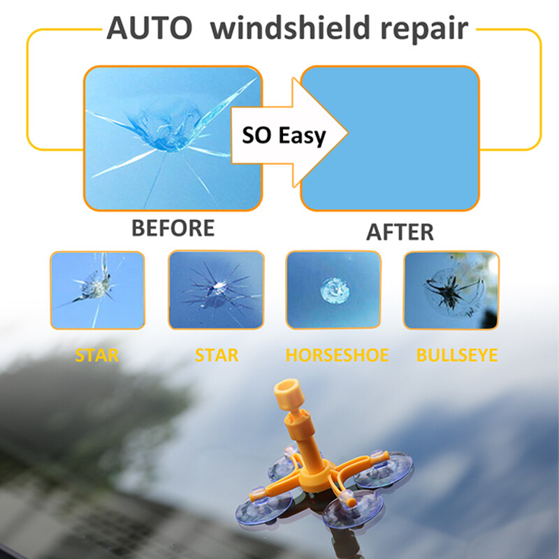 Wind Shield Repair Kit Kajiali 10/20-PACK Windshield Repair Kit Quick Fix DIY Car Wind Glass Bullseye Rock Chip Crack Star Crackfix Pro Kit