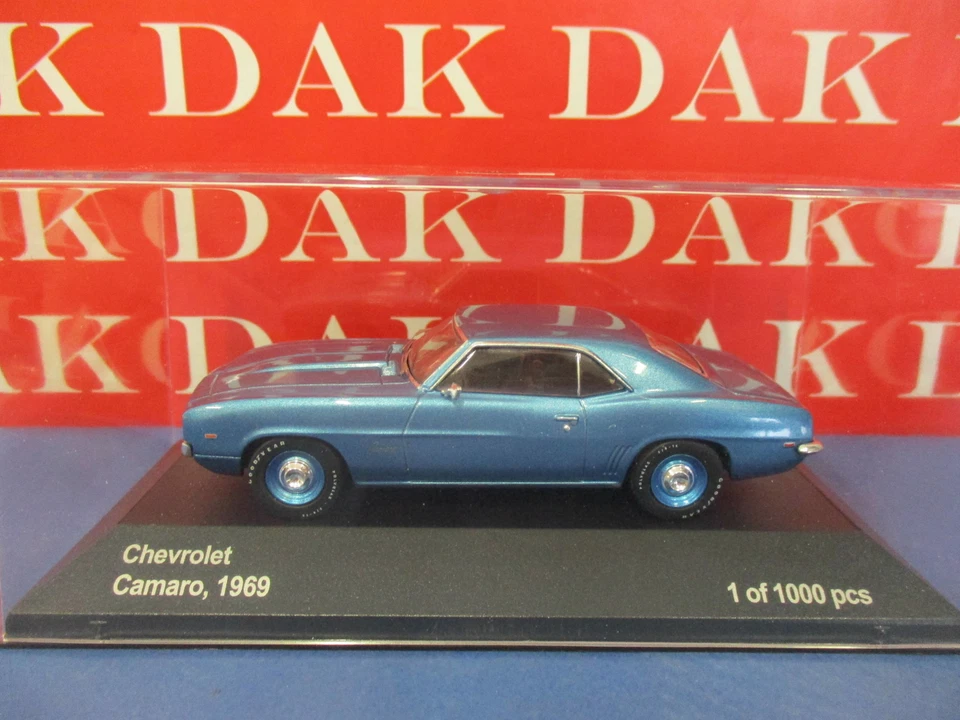 Die cast 1/43 Modellino Auto Chevrolet Camaro Coupe 1969 by White Box - Immagine 4 di 4