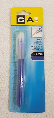 CA1 Carre D'as 1 Feutre Viltstifte Faserstifte Fineliner blau 0,8mm selten Vintage