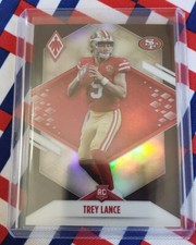 2021 Panini Phoenix Black Trey Lance 09/10 Rookie San Fransisco 49ers
