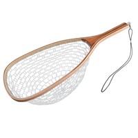 Booms Fishing N1 Fly Fishing Trout Net - Rubber With Wood Landing Mesh Basket on sale Booms Fishing N1 Fly Fishing Trout Net - Rubber With Wood Landing Mesh Basket on sale