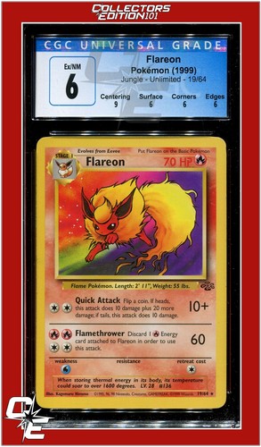 Flareon (Unlimited) graded CGC 6 for sale on eBay
