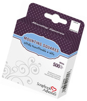 3l Repositionable Permanent Mounting Squares, 1/2-inch X 1/2-inch, 500pk, White 3l Repositionable Permanent Mounting Squares, 1/2-inch X 1/2-inch, 500pk, White