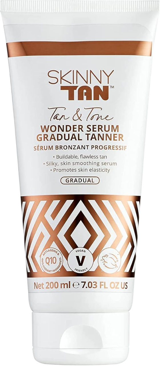 Skinny Tan Tan & Tone Wonder Serum Gradual Tanner 200ml (with Scratch Sticker) - Image 2