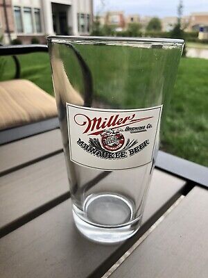 VINTAGE Miller pint glass | eBay