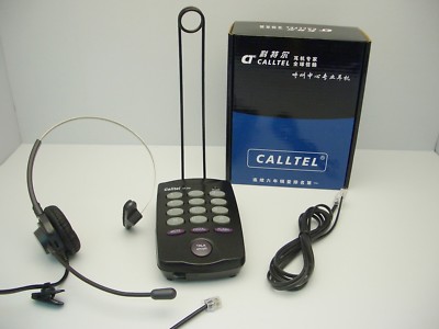 CallTel T100 Feature Headset Mit Tonwahl Telefon Für SOHO Callcenter Büro