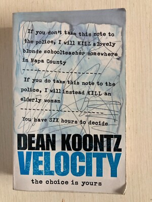 Velocity dean koontz the choice is yours