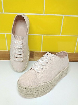 espadrille flatform trainers